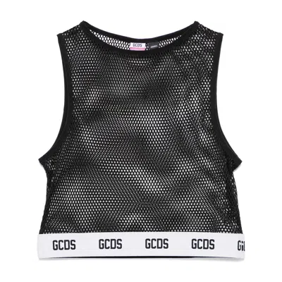 Gcds Polyester Tops In Black