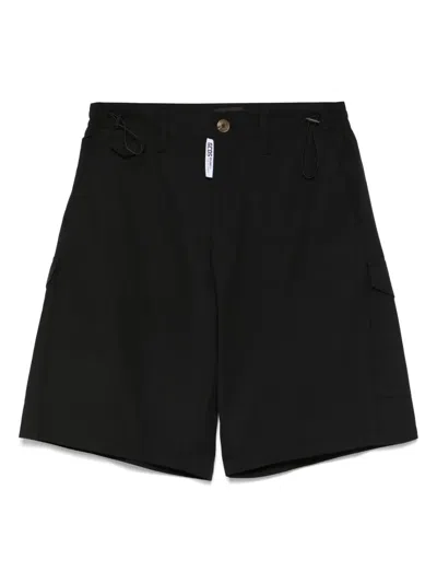 Gcds Poplin Shorts In Black