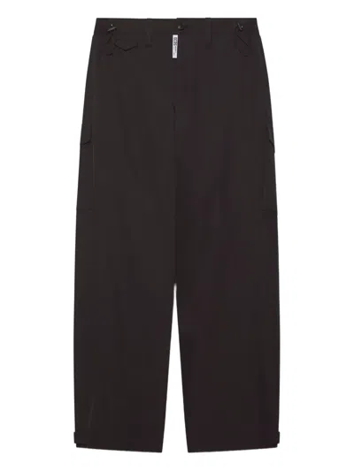 Gcds Poplin Trousers In Black