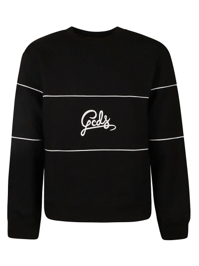 Gcds Printed Band Sweatshirt In Black
