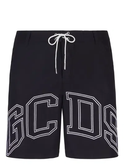Gcds Printed Swimsuit In Black