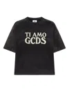Gcds Printed T-shirt In Black