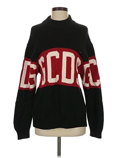 Pre-owned Gcds Pullover Sweater In Black