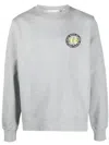 Gcds Man Sweatshirt Light Grey Size Xl Cotton In Grey