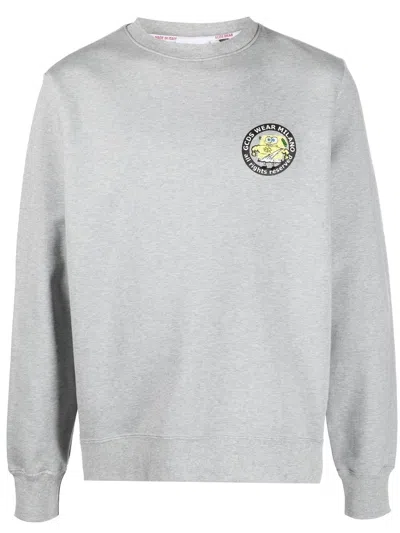 GCDS REAR LOGO LETTERING SWEATSHIRT