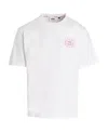 Gcds Rear Logo-print Detail T-shirt In White