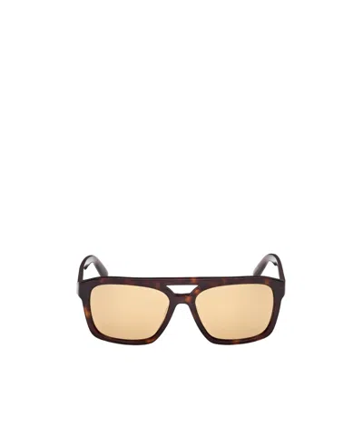 Gcds Rectangle Sunglasses In Brown