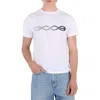 GCDS GCDS REFLECTIVE LOGO REGULAR COTTON T-SHIRT