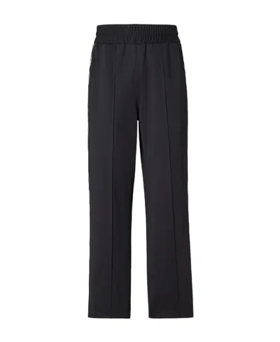 Gcds Reflective Printed Logo Sweatpants In Black