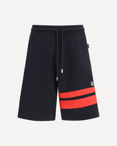 Gcds Regular Logo Sweat Shorts In Black
