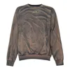 Gcds Relaxed-fit Anthracite Sweater With Textured Finish In Brown