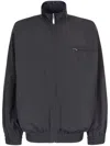 Gcds Reversible Lightweight Windproof Jacket In Black