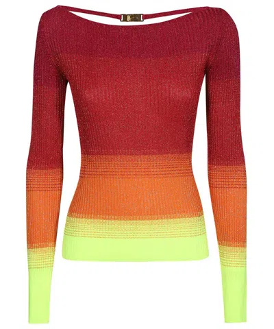 GCDS RIBBED CREW-NECK SWEATER