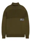Gcds Gerippter Rollkragenpullover In Green