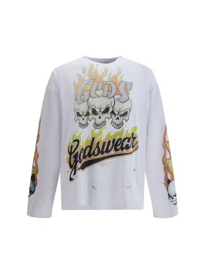 Gcds Riders Print Long-sleeve T-shirt In Multi