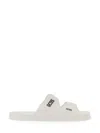 Gcds Logo-print Flat Slides In White