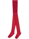 Gcds Semi-sheer Tights In Red