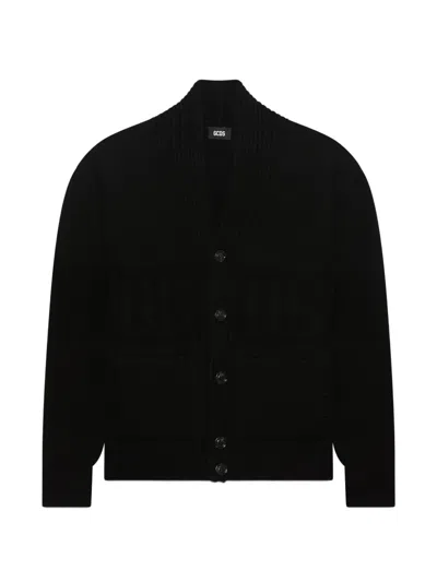 Gcds Cardigan Mit Schalkragen In Black
