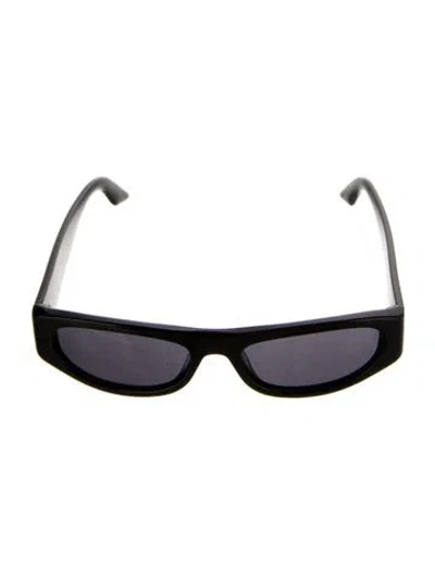 Pre-owned Gcds Shield Tinted Sunglasses In Black