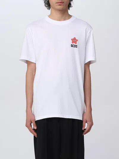 GCDS SHIRT GCDS MEN COLOR WHITE,383605001