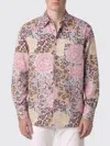 Gcds Multicolor Polyester Pattern Shirt In Purple