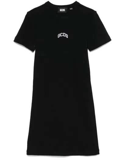 GCDS SHORT DRESS WITH EMBROIDERY