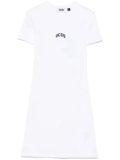 Gcds Short Dress With Embroidery