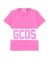 Gcds Short Sleeve T-shirt In Fuchsia