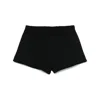 Gcds Love Elastic Waist Shorts In Black