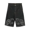 Gcds Shorts With Logo Application In Black