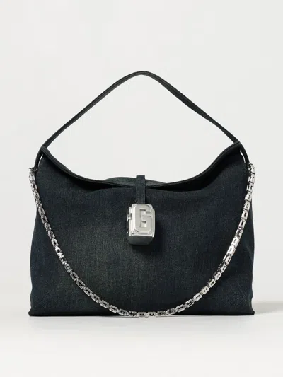 Gcds Shoulder Bag  Woman Color Denim