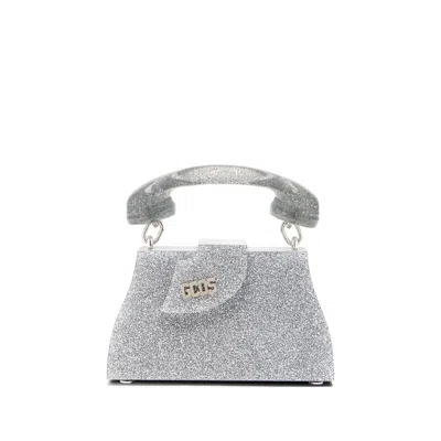 Gcds Silver Shoulder Bags In Silber