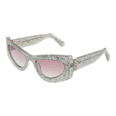 Gcds Silver Unisex Sunglasses