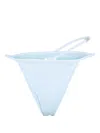 Gcds Sita Logo-plaque Bikini Bottoms In Blue