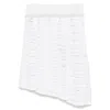 Gcds Pleated Mini Skirt In White