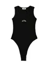 GCDS GCDS SLEEVELESS BODYSUIT IN COTTON WITH  LOGO PRINT ON THE FRONT.