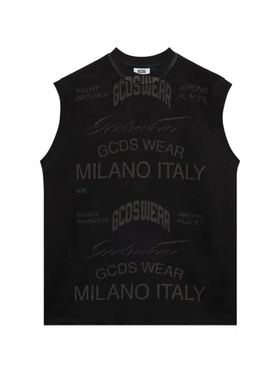 Gcds T-shirt Mit Print In Black
