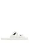Gcds Logo-print Flat Slides In White