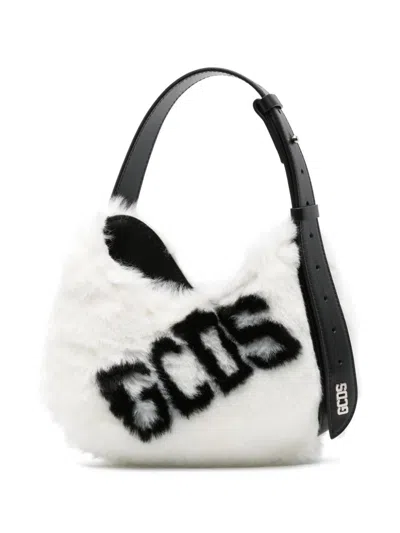 Gcds Small Comma Tote Bag In White