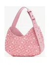 Gcds Small Twist Shoulder Bag In Pink