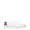 Gcds Logo-print Leather Sneakers