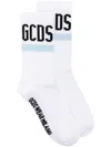 GCDS SOCKS WITH EMBROIDERY