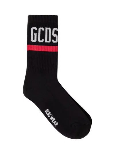 Gcds Socks With Logo In Black/white