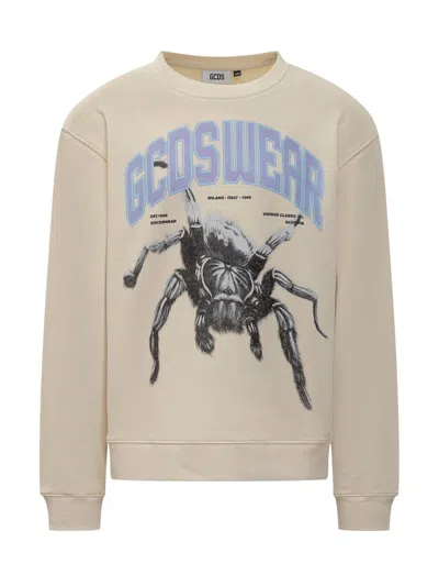 GCDS GCDS SWEATSHIRT CREW-NECK SPIDER