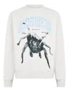 Gcds Spider-print Sweatshirt In Neutrals
