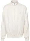 Gcds Embroidered-logo Sport Jacket In White