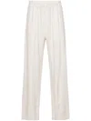 Gcds Embroidered-logo Track Pants In White