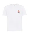 Gcds Star-patch Logo-print T-shirt In White