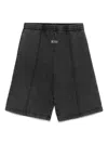 Gcds Stone Track Shorts In Grau
