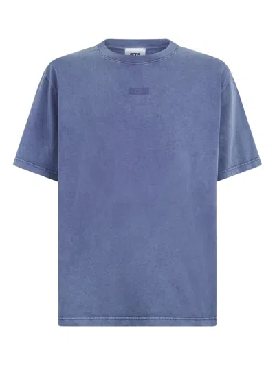Gcds Stone-washed T-shirt In Purple